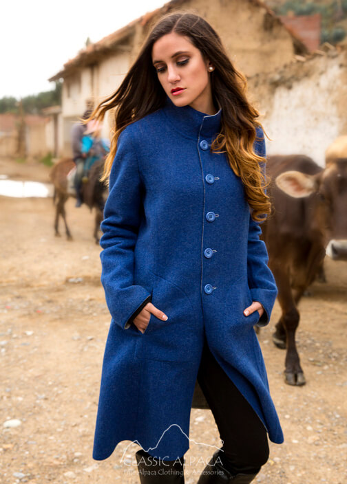 Reversible Alpaca Dress Coat Reversible Alpaca Dress Coat