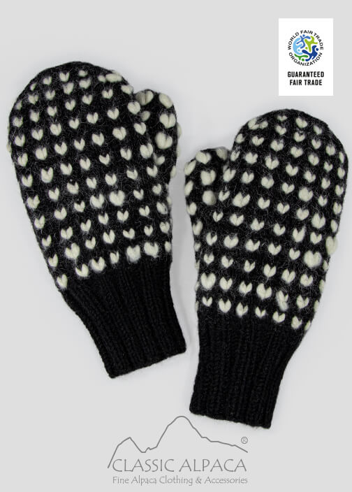Alpaca Thrummed Mittens