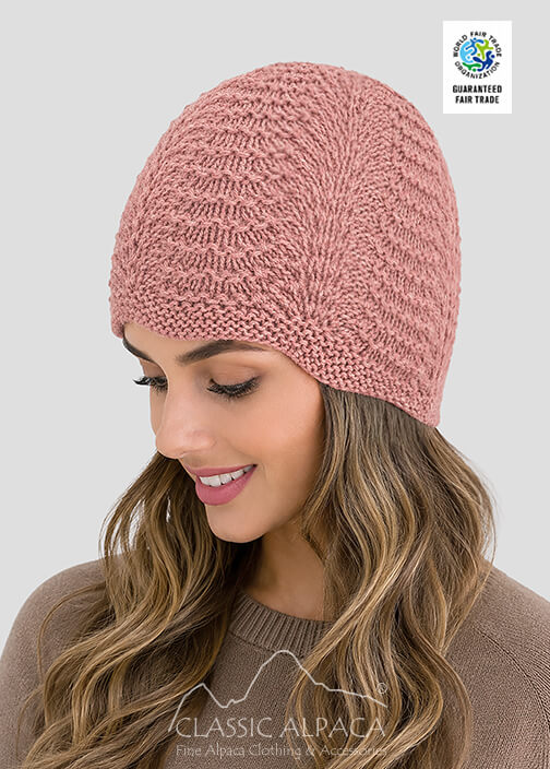 Scallop Lace Alpaca Hat