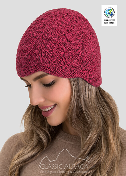 Scallop Lace Alpaca Hat
