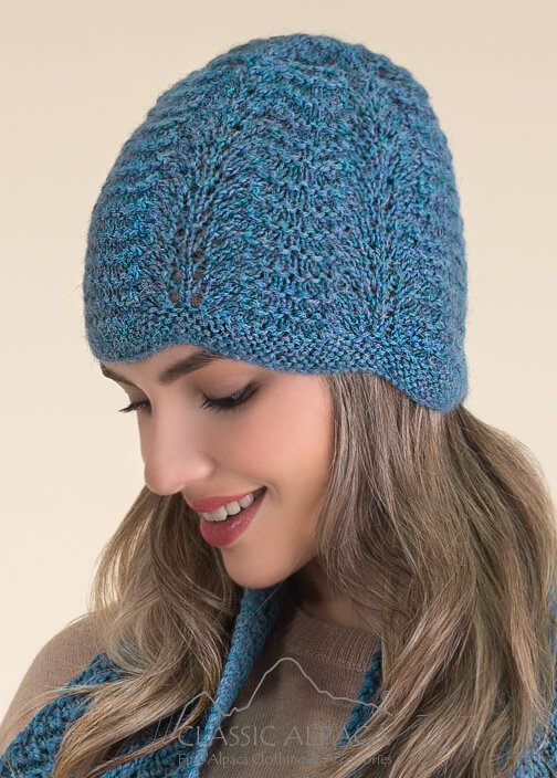 Scallop Lace Alpaca Hat