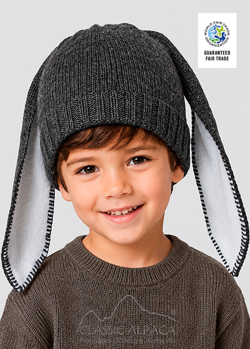 Baby Bunny Ears Alpaca Hat