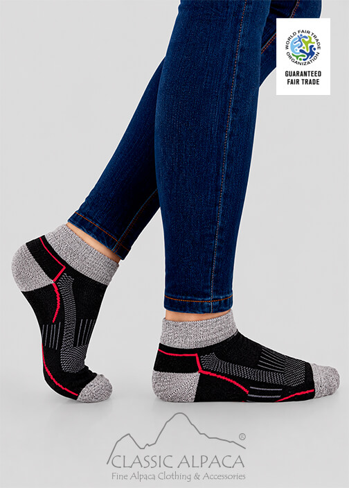Premium Alpaca Unisex Shorty Athletic Socks