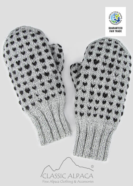 Alpaca Thrummed Mittens