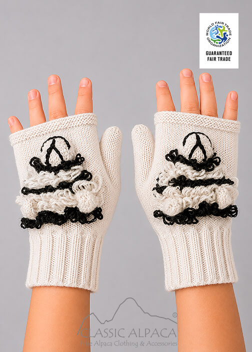Alpaca Kids - Alpaca Fingerless Gloves