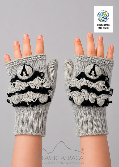 Alpaca Kids - Alpaca Fingerless Gloves