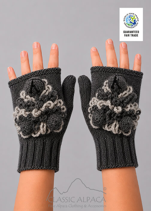 Alpaca Kids - Alpaca Fingerless Gloves