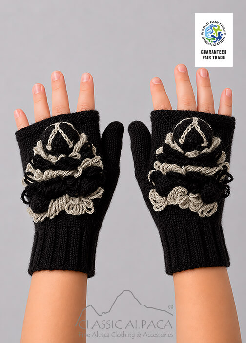 Alpaca Kids - Alpaca Fingerless Gloves