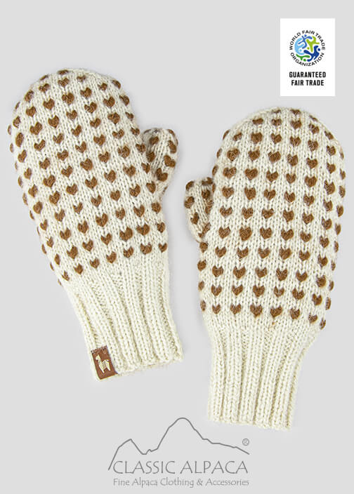 Alpaca Thrummed Mittens