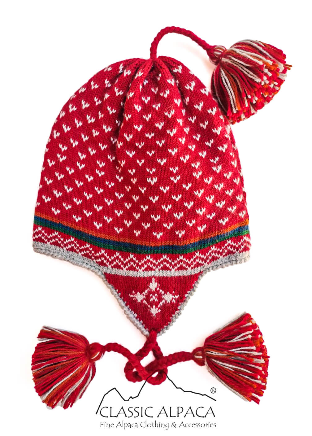 Wholesale Chullos: Winter Alpaca Hat with ear Flaps-Fleece Lini…, image size:1008x1408