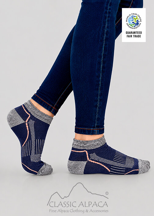 Premium Alpaca Unisex Shorty Athletic Socks