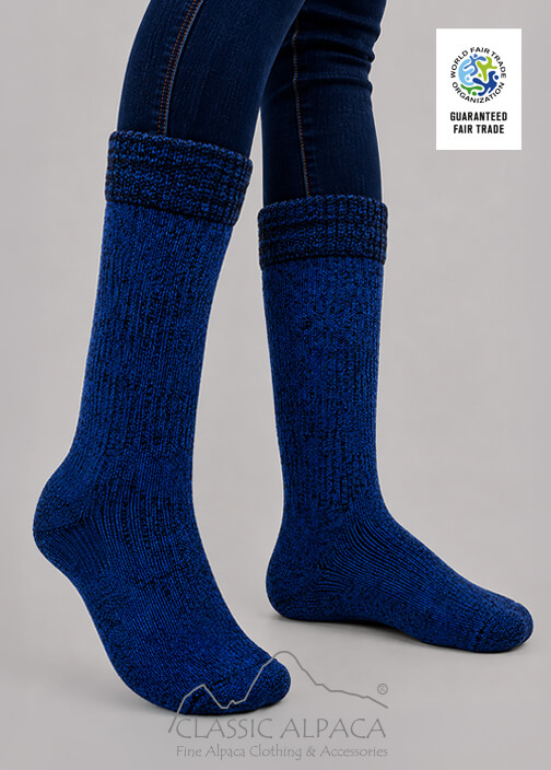 Premium Alpaca Heavy Boot Socks – wholesale alpaca boot socks for cold weather and rugged use.