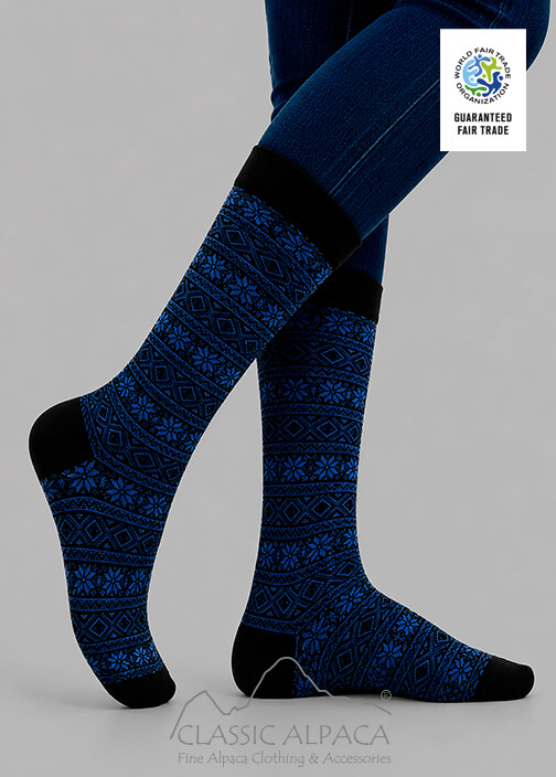 Premium Alpaca Unisex Nordic Socks