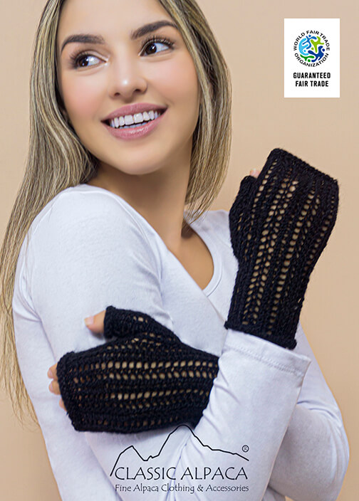 Baby Silk Lace Fingerless Gloves