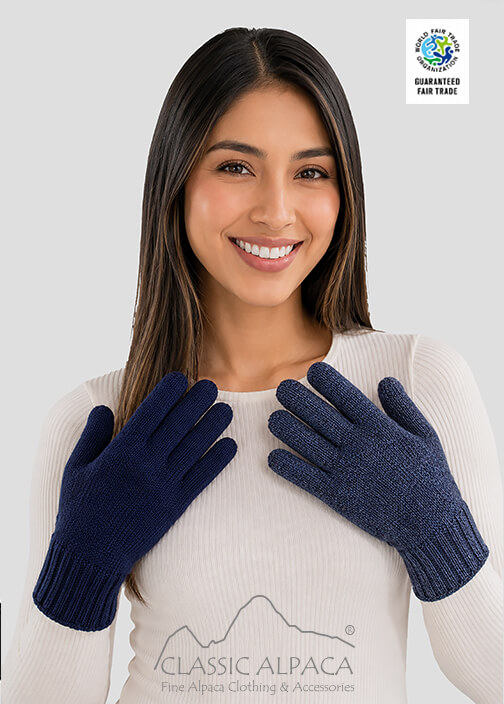 Reversible Alpaca Gloves Heavy Weight