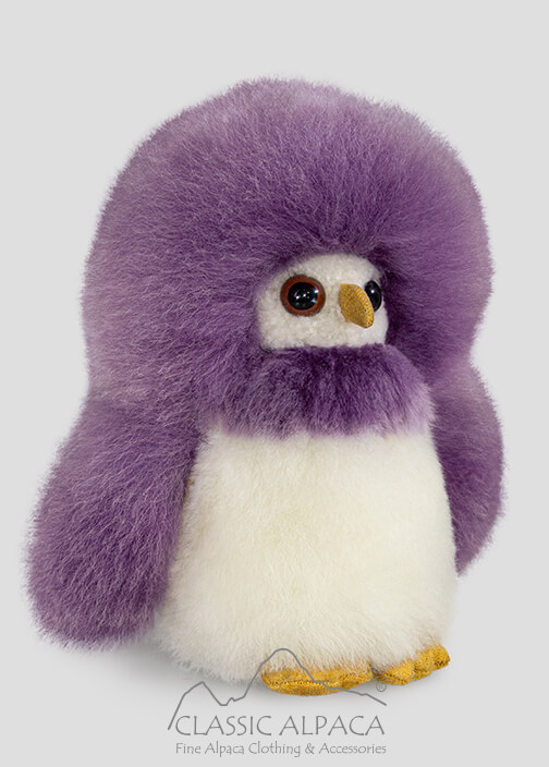 Baby Alpaca Fur - Owl Ornament 9 inches