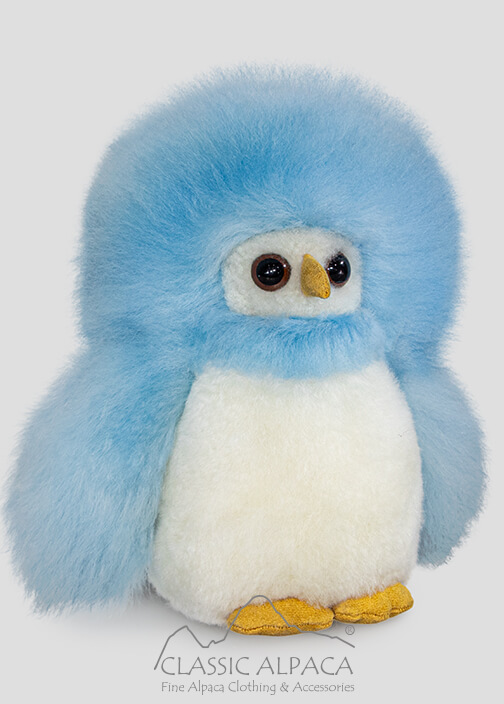 Baby Alpaca Fur - Owl Ornament 9 inches