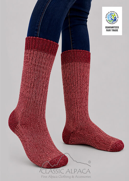 Premium Alpaca Heavy Boot Socks – wholesale alpaca boot socks for cold weather and rugged use.