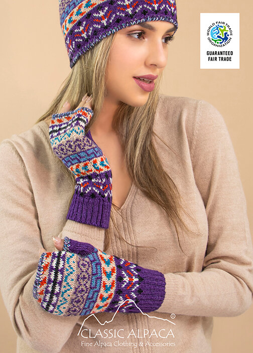 Ilave Alpaca Fingerless Gloves