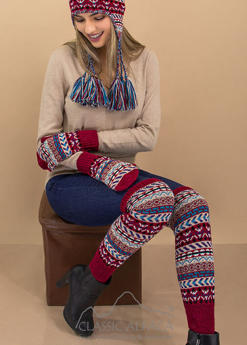 Wholesale Leg Warmer Ilave Alpaca leg Warmer