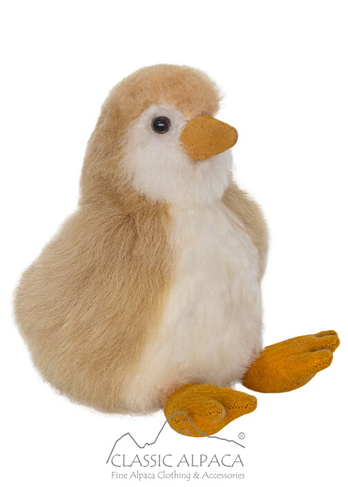 Baby Alpaca Fur - Penguin Ornament 11 inches