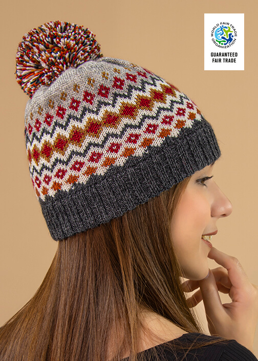 Jordana Alpaca Hat - Fleece Lining