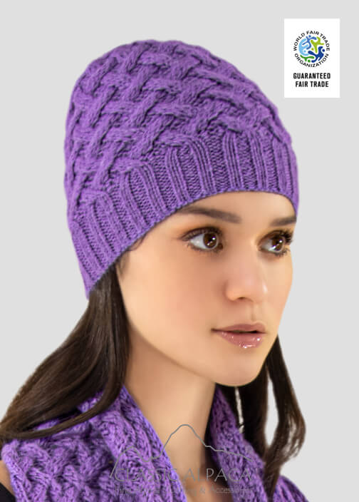 Shadow Cable Alpaca Hat