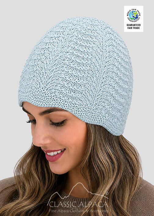 Scallop Lace Alpaca Hat