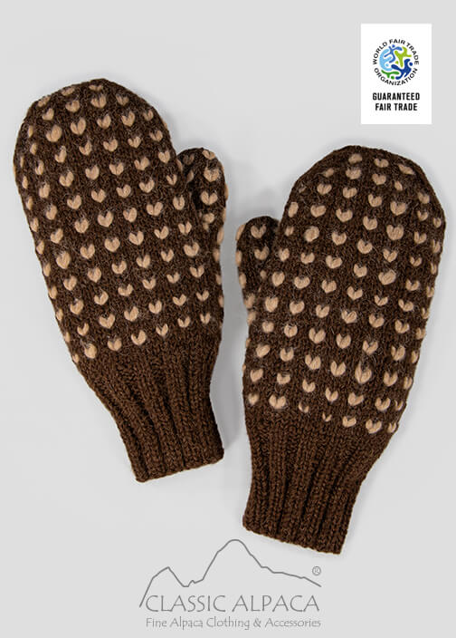 Alpaca Thrummed Mittens
