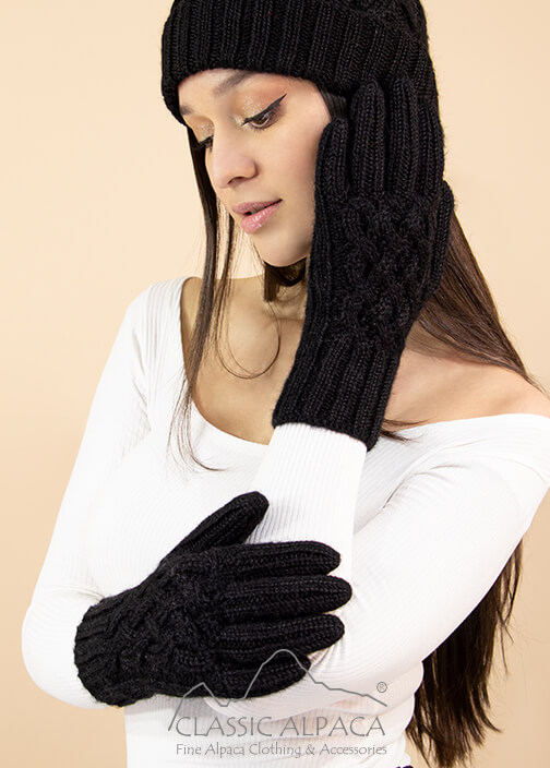 Shadow Cable Alpaca Gloves
