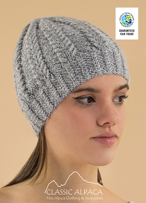 Herringbone Alpaca Hat