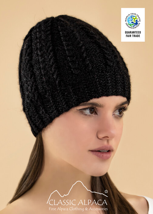 Herringbone Alpaca Hat