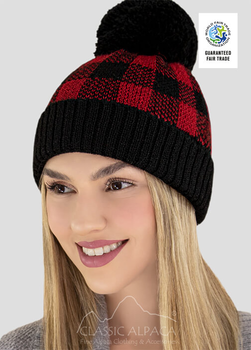 Scottish Tartan Alpaca Hat