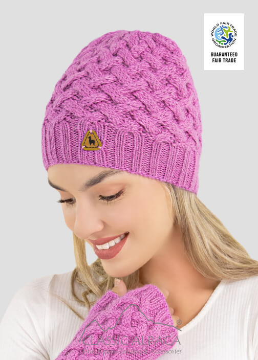Shadow Cable Alpaca Hat