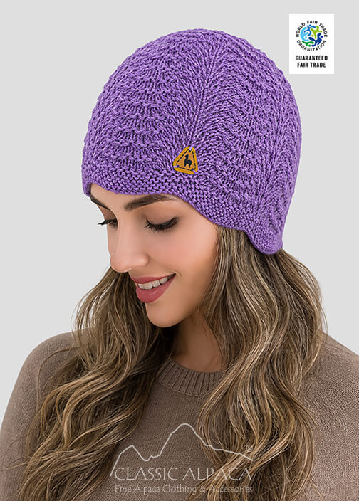 Scallop Lace Alpaca Hat