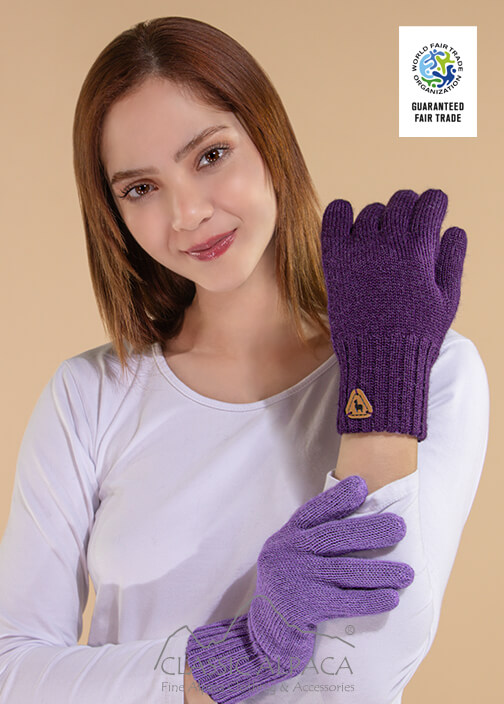 Reversible Alpaca Gloves Heavy Weight