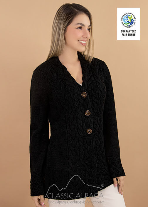 Tessa Alpaca Cardigan