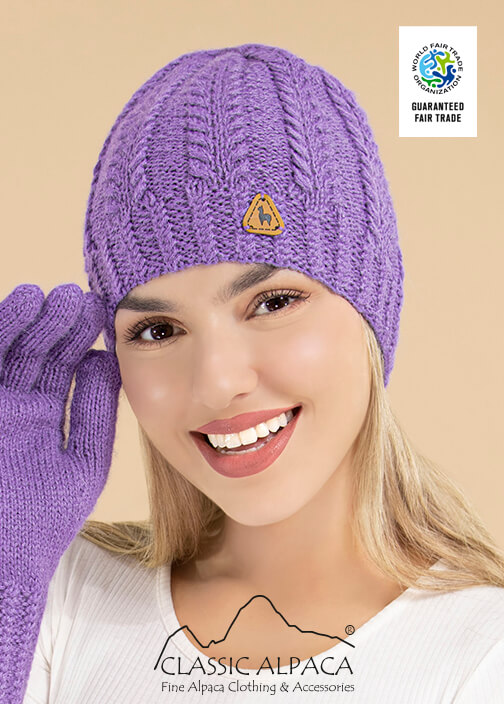Herringbone Alpaca Hat