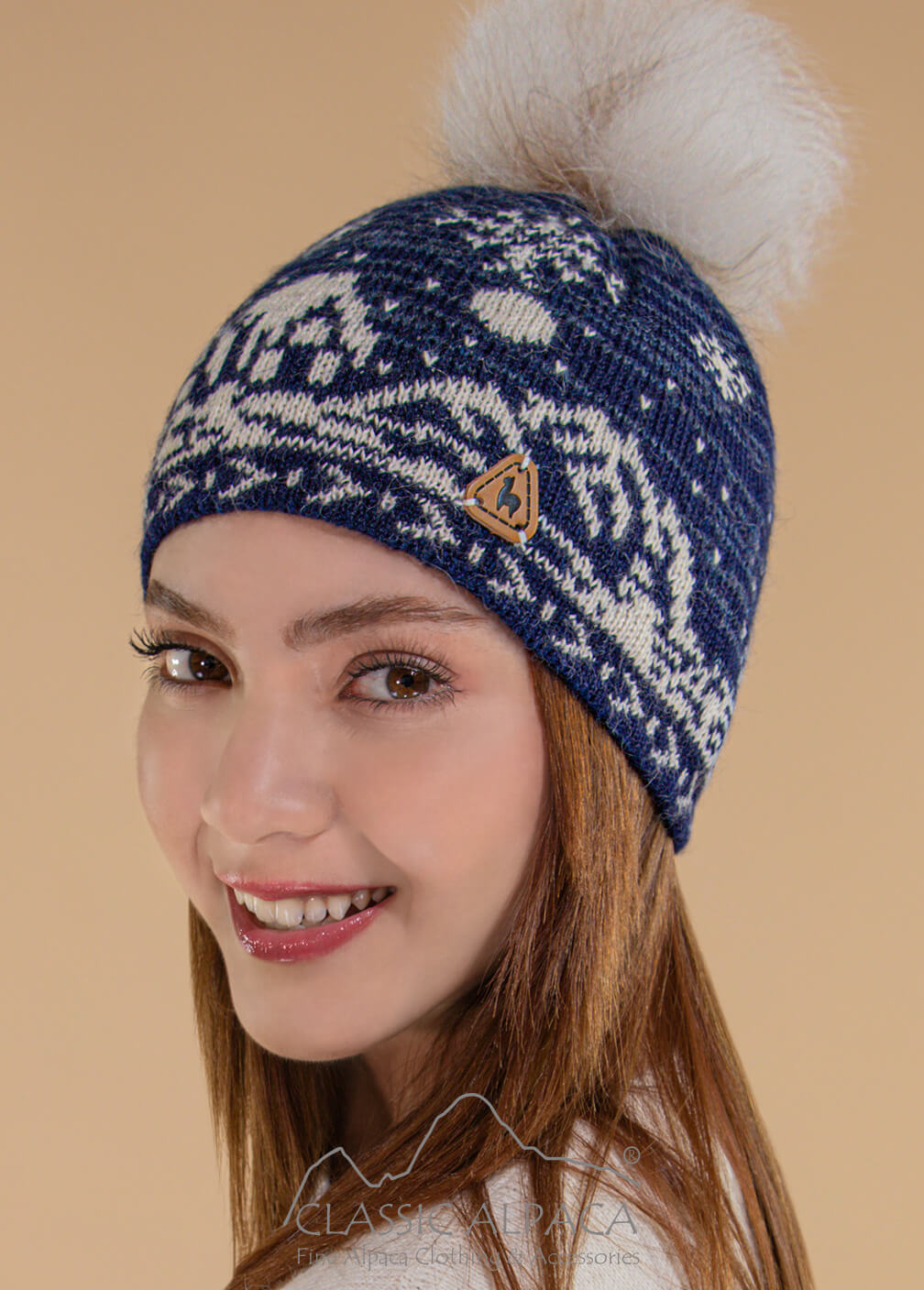 Wholesale Hats Meadow Snow Alpaca Hat