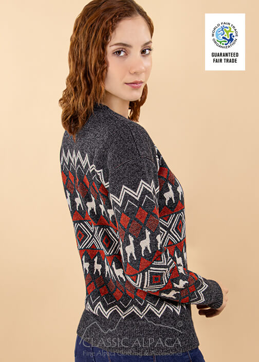 Unisex Mountain Alpaca Sweater
