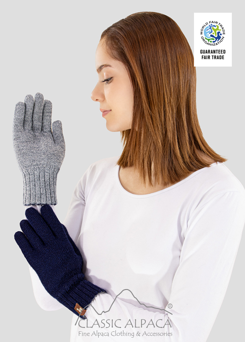 Reversible Alpaca Gloves Heavy Weight
