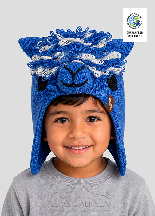 Alpaca Kids - Alpaca Hat with Ear Flaps