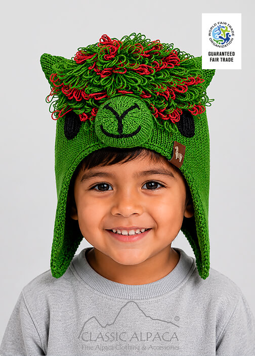 Alpaca Kids - Alpaca Hat with Ear Flaps