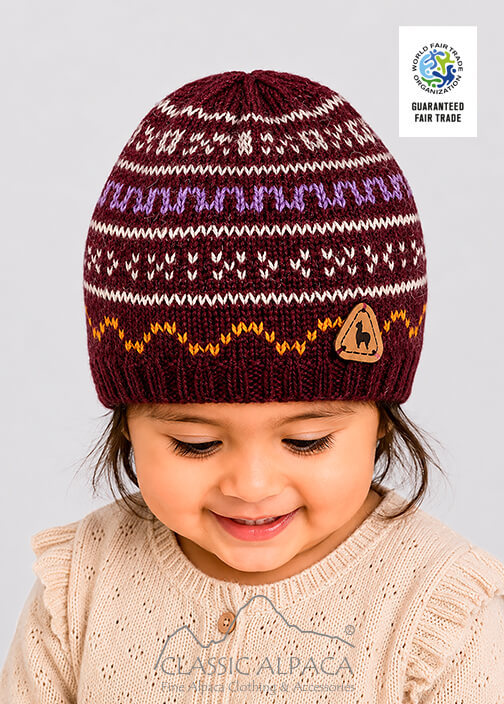 Baby Alpaca Toddler Hat