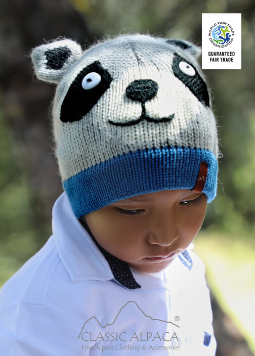 Alpaca Kids - Raccoon Alpaca Hat