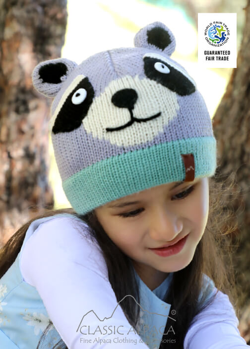 Alpaca Kids - Raccoon Alpaca Hat