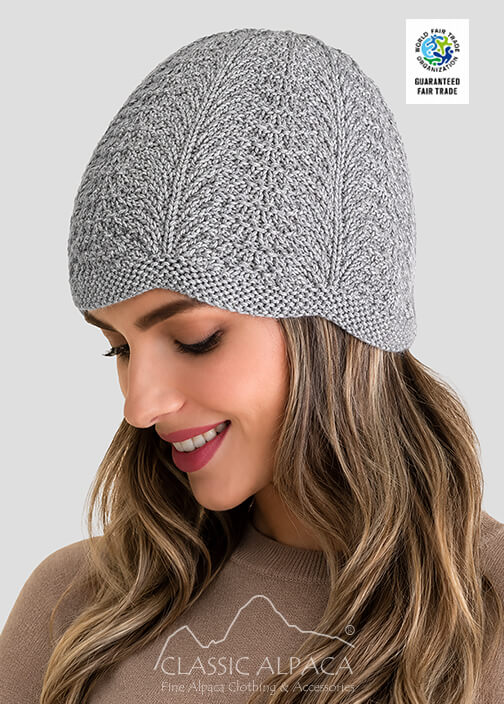 Scallop Lace Alpaca Hat