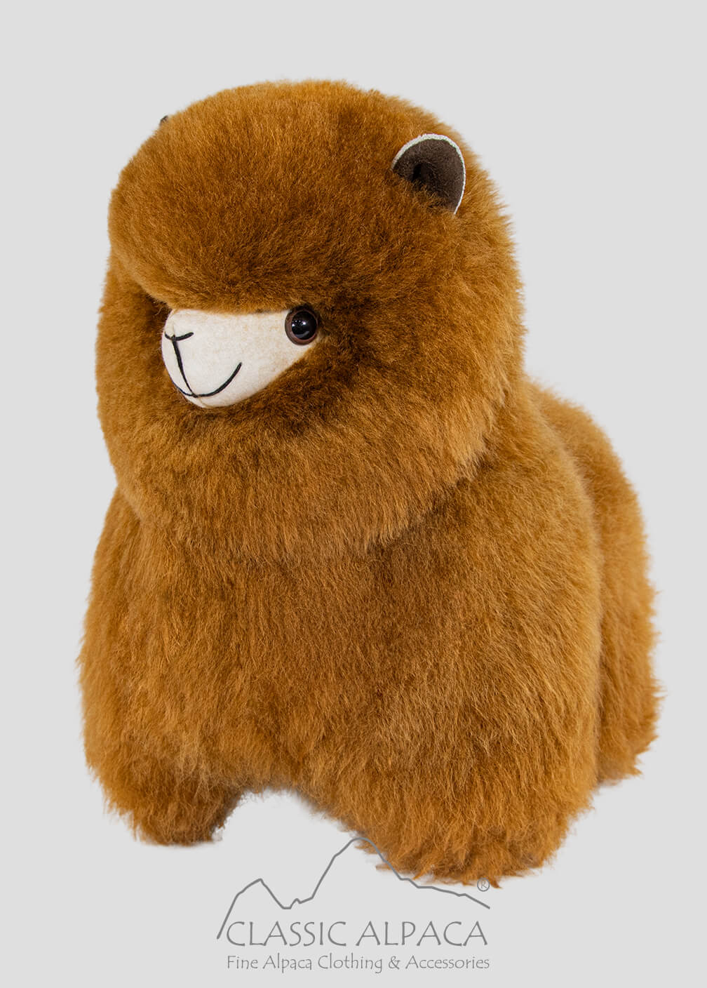 Alpaca Teddies: Super Baby Alpaca Fur-Cartoon Alpaca 11 Inches