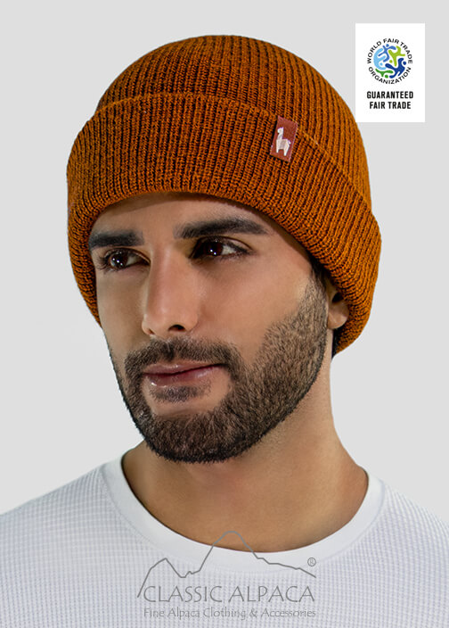 Wholesale Hats: Men's Double Knit English Alpaca Hat