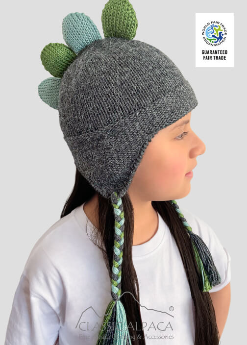 Alpaca Kids - Jurassic Alpaca Hat With Ear Flaps